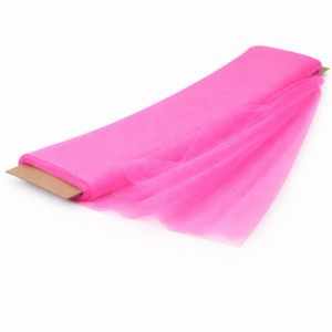Polyester Tulle Fabric Bolt 54 Inch Wide – 40 Yards Roll - Candy Pink