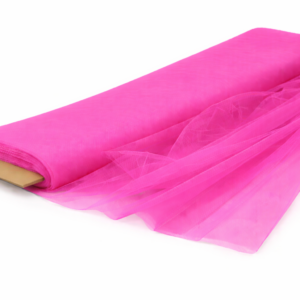 Polyester Tulle Fabric Bolt 54 Inch Wide – 40 Yards Roll - Fuchsia