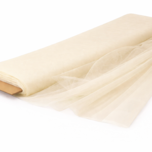 Polyester Tulle Fabric Bolt 54 Inch Wide – 40 Yards Roll - Ivory