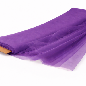 Polyester Tulle Fabric Bolt 54 Inch Wide – 40 Yards Roll - Purple
