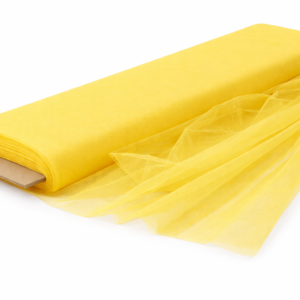 Polyester Tulle Fabric Bolt 54 Inch Wide – 40 Yards Roll - Yellow