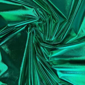 58/60" Wide Foil Knit Fabric - Jade