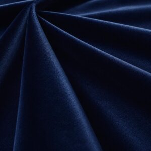 59" Wide Royal Velvet Fabric - 100% Polyester - Navy Blue