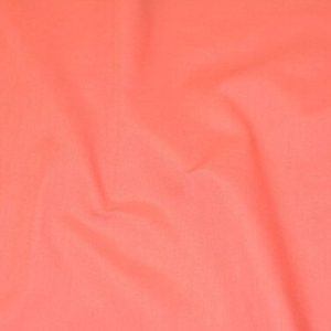 60" Wide Premium Broadcloth Cotton Fabric by The Yard - CORAL