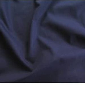 60" Wide Premium Cotton Blend Broadcloth Fabric by The Yard - NAVY BLUE
