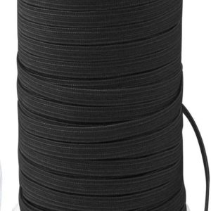 Braided Elastic 3/8'' Wide 144 Yards - BLACK