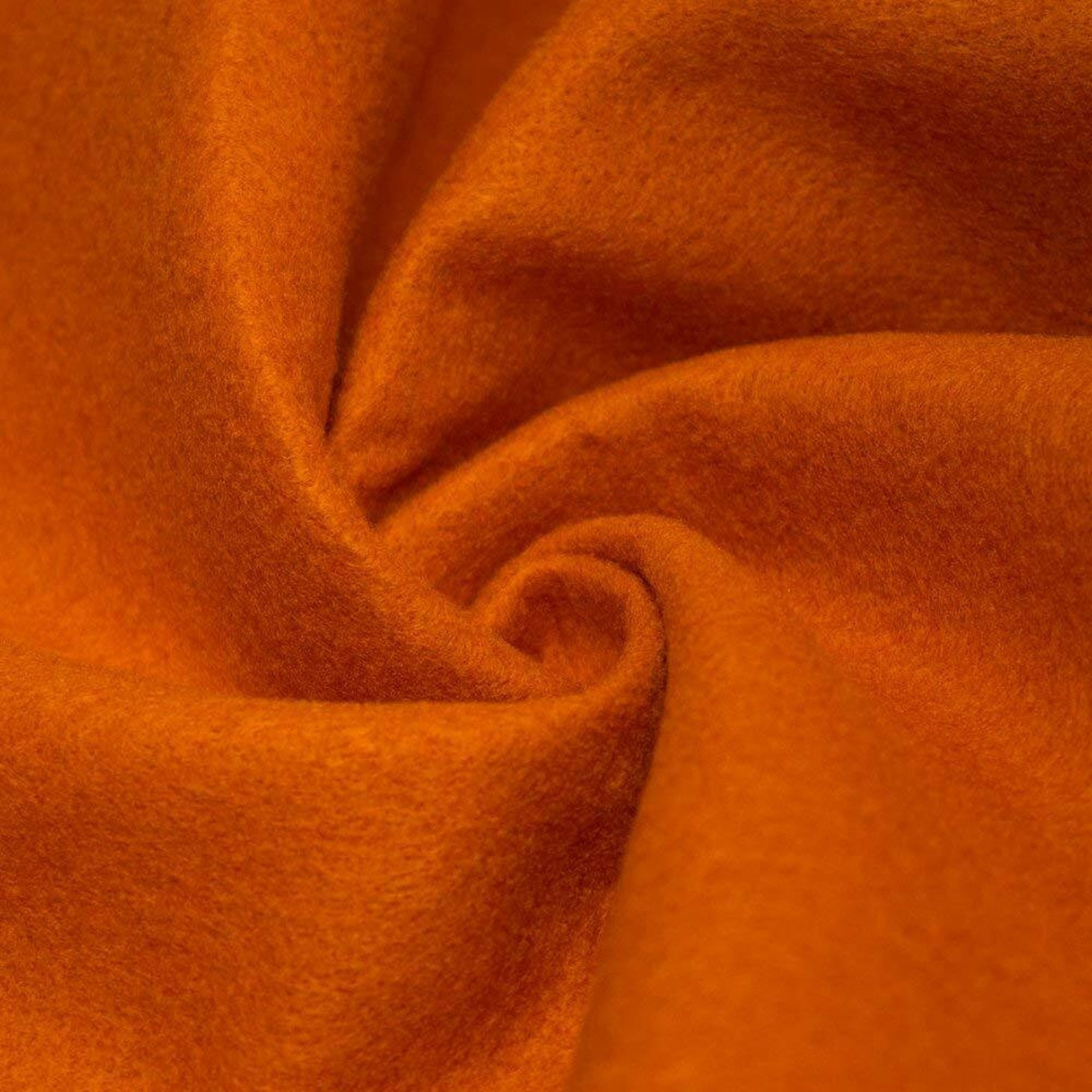 ORANGE - 72-Inch Wide 1/16” Thick Acrylic Felt Fabric for Arts and Crafts,  Kids DIY School Project, Cushion & Padding, Sewing Projects