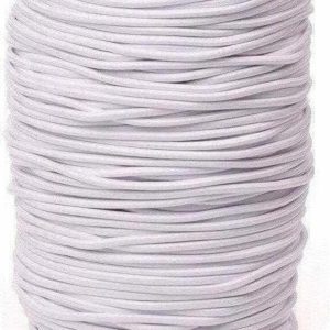 Round Elastic Trim / Stretch Bungee String (2mm - 3mm 1/8" cord) for Face Mask