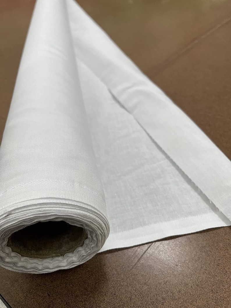 Natural 100% Cotton Muslin Fabric/textile Unbleached Draping Fabric 100  YARDS Continuous60in. Wide 