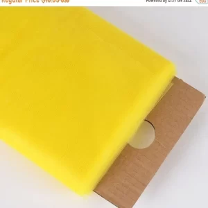 YELLOW Polyester Tulle Fabric Bolt 54 inch 40 Yards