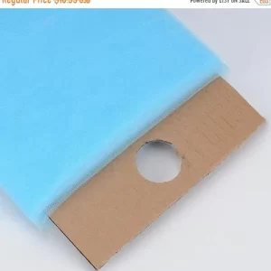 LIGHT BLUE Polyester Tulle Fabric Bolt 54 inch 40 Yards