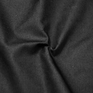 60" Wide Premium Cotton Blend Broadcloth Fabric - Black
