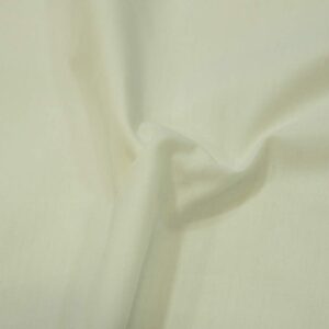 60" Wide Premium Cotton Blend Broadcloth Fabric - Ivory