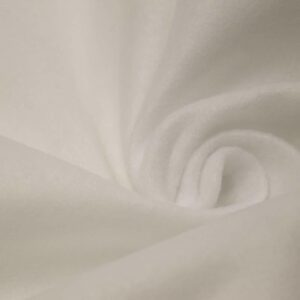 Acrylic Felt Fabric - 72-Inch Wide 1/16” Thick - Ivory