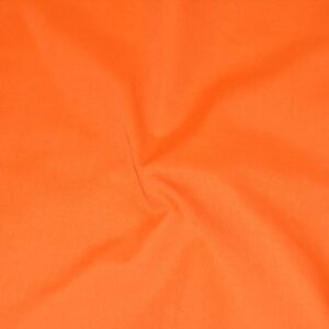 60" Wide Premium Cotton Blend Broadcloth Fabric - Orange
