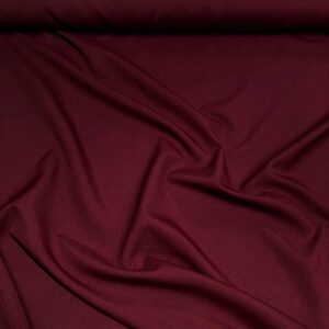 60" Wide Poly Poplin Polyester Fabric - Burgundy