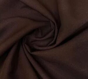 60" Wide Poly Poplin Polyester Fabric - Chocolate Brown