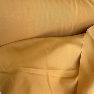 60" Wide Poly Poplin Polyester Fabric - Gold