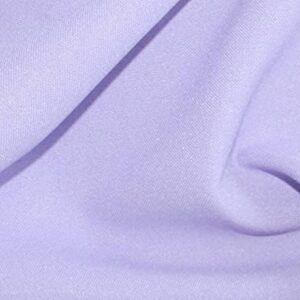 60" Wide Poly Poplin Polyester Fabric - Lavender