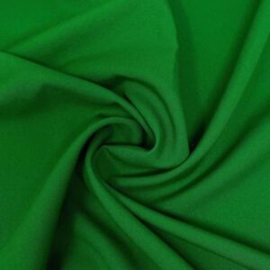 60" Wide Poly Poplin Polyester Fabric - Valley Green
