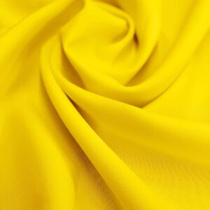 60" Wide Poly Poplin Polyester Fabric - Yellow