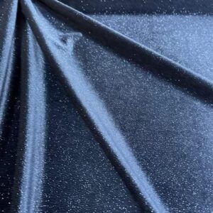 Glitter Poly Spandex Velvet Fabric