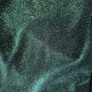 60" Wide Glitter Poly Spandex Velvet Fabric - Hunter Green