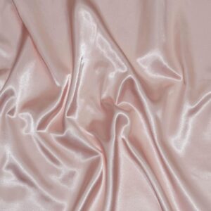 60" Wide Satin Charmeuse Fabric - Blush Pink