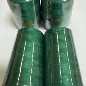 100% Polyester Threads - 4 Pack of 6000 Yard Each Spools - Kelly Green