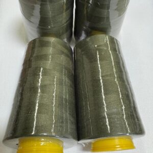 100% Polyester Threads - 4 Pack of 6000 Yard Each Spools - Olive Green