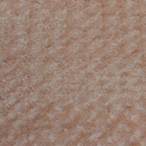 60 inch Wide Rose Faux Fur Fabric - Blush Pink