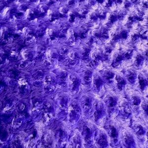 60 inch Wide Rose Faux Fur Fabric - Purple