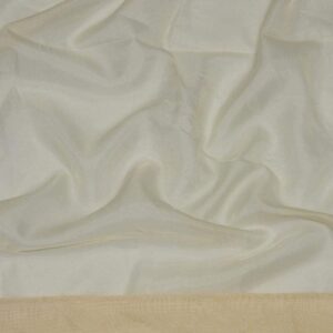 120" Wide Sheer Voile Chiffon Fabric - Champagne