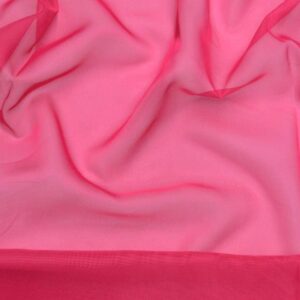 120" Wide Sheer Voile Chiffon Fabric - Fuchsia