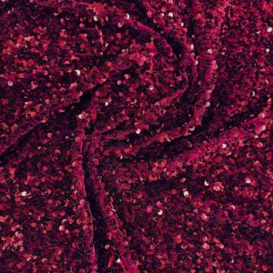 Sequin Velvet Fabric