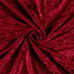58"/60" Wide 100% Panne Velvet Velour Fabric - Burgundy