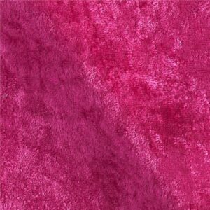 58"/60" Wide 100% Panne Velvet Velour Fabric - Fuchsia