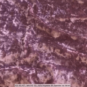 58/60" Wide Ice Velvet Fabric - Mauve