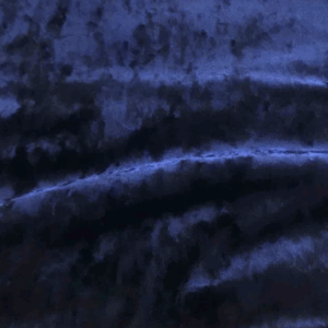 58/60" Wide Ice Velvet Fabric - Navy Blue