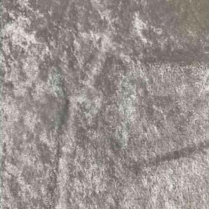 58"/60" Wide 100% Panne Velvet Velour Fabric - Silver