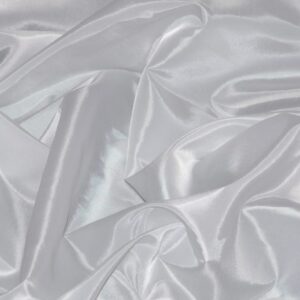 60" Wide Two Tone Taffeta Fabric - White
