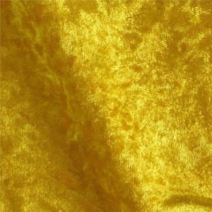 58"/60" Wide 100% Panne Velvet Velour Fabric - Yellow