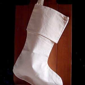 Canvas Christmas Stocking - 17 inch