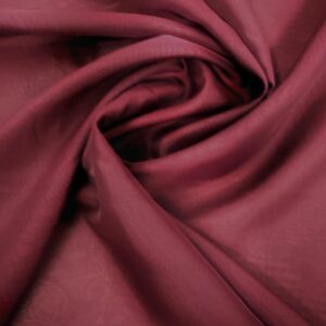 120" Wide Sheer Voile Chiffon Fabric - Burgundy