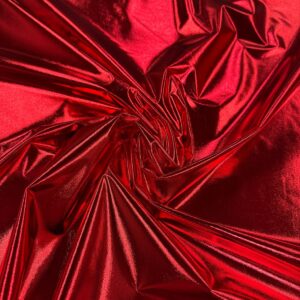 58/60" Wide Foil Knit Fabric - Red