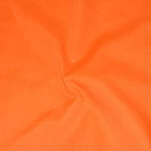 60" Wide Premium 100% Cotton Fabric - Orange