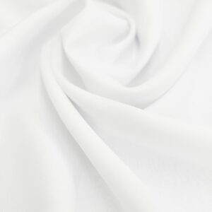120" Wide Poly Poplin Polyester Fabric - White