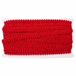 1/2” French Braid Gimp Trim – 15 Yards Bolt - Red