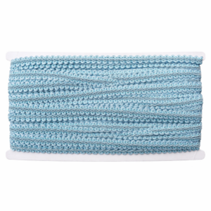 1/2” French Braid Gimp Trim – 15 Yards Bolt - Baby Blue