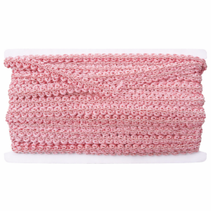 1/2” French Braid Gimp Trim – 15 Yards Bolt - Pink